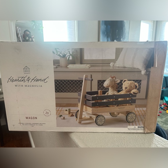 Hearth & Hand Magnolia Toy Wagon - New in Box - Picture 5 of 6